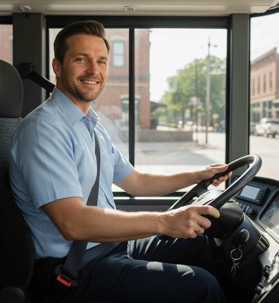 male-bus-driver male bus driver